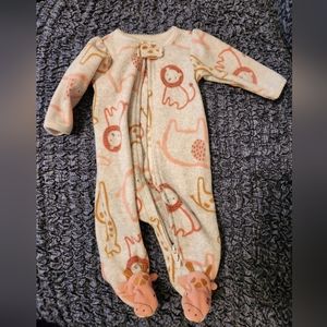 Bundle of 6 newborn fleece sleepers